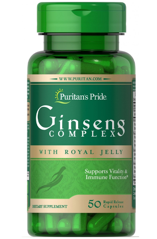 Ginseng Complex 1000 mg with Royal Jelly - 50 Capsules